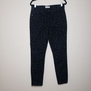 MADEWELL Cheetah Black Skinny Jeans